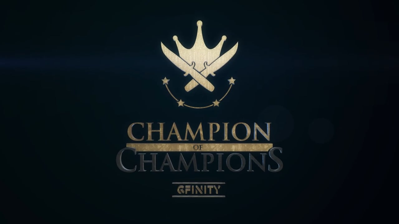 Gfinity – Champions of Champions · 3D brand ident